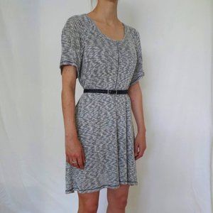 L | Aina Be | Heathered Gray Knit Flowy Dress